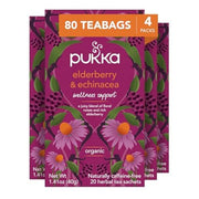 Pukka 20 Count (Pack of 4) / Elderberry & Echinacea / 4 Herbal