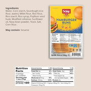 Schär Hamburger buns / 4 pack Hamburger Buns