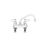 Stainless Steel Deck Mount Faucet with 12" Swing Spout by Fisher – Stainless Steel, Model 53775