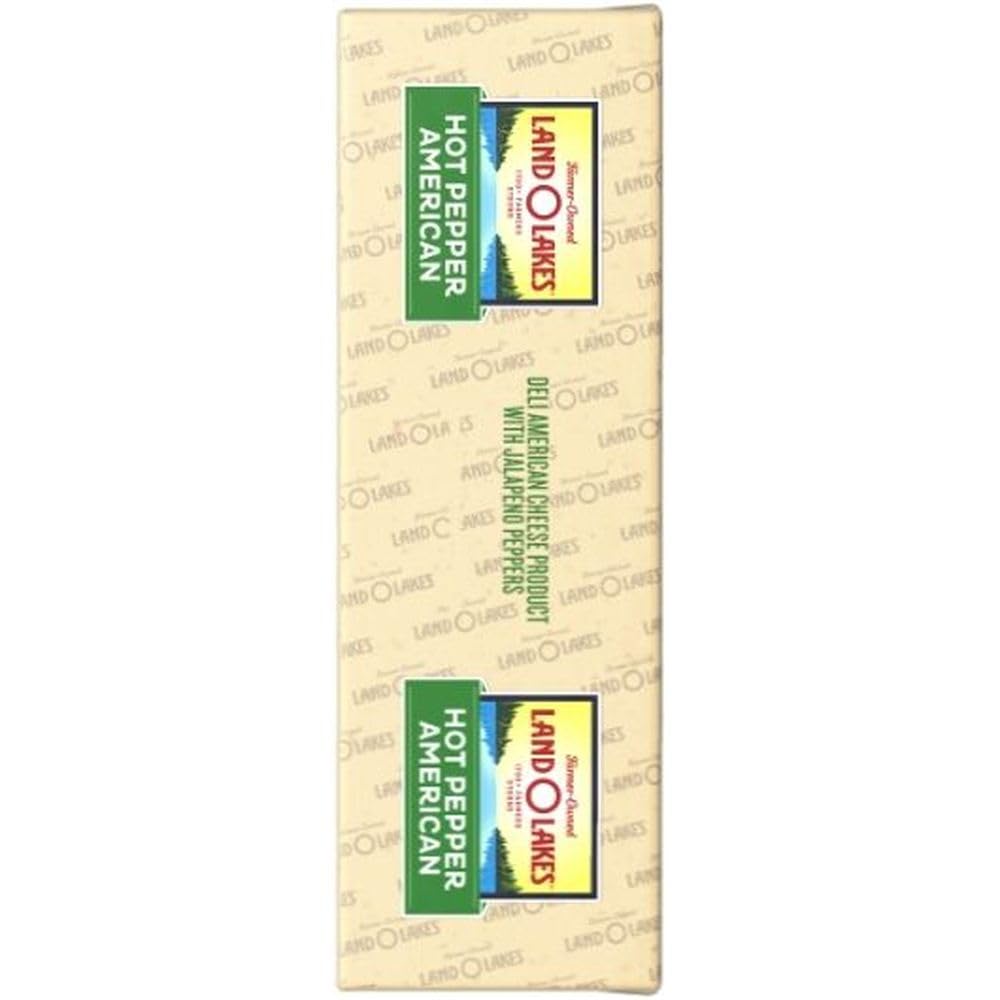 Hot Pepper Deli American Cheese Product by Land O Lakes – Large, Pack of 2