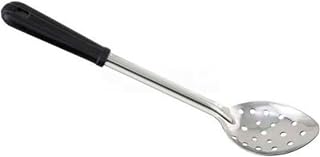 Winco BSPB-13 13" Perforated Serving Spoon w/ Plastic Handle