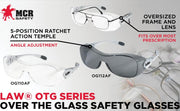 MCR Safety One Size / Gray / Law Otg Safety Glasses