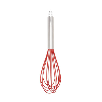 Silicone Piano Whisk 12"Red by Cuisipro – Medium, silicone, Red, Model CSP-74695205