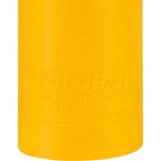 60"H Smooth Bollard Post Sleeve with Dome Top by Global Industrial – 56"L x 7"W x 60"H, HD Polyethylene, Yellow, Model BOL6YL
