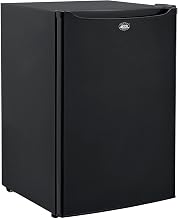 Nexel Compact Upright Freezer, Solid Door, 3.1 Cu. Ft., Black