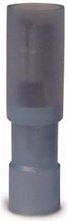 Gardner Bender 20-163M Electrical Bullet Splice Terminal, 16-14 AWG, Fully-Insulated, Crimp Connection, Male, 20 Pk, Blue