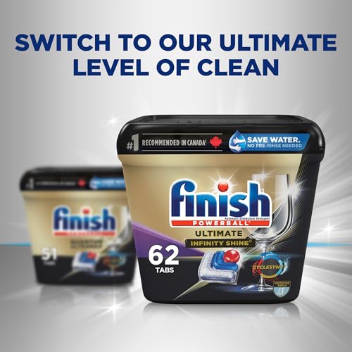 Finish 51.0 / 1 Count (Pack of 51) / Clear Dishwasher Detergent