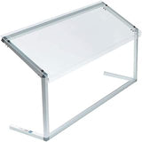 Carlisle FoodService Products Buffet Bar Sneeze Guard with Aluminum Frame for Catering, Buffets, Restaurants, Plastic, 60 x 12.19 x 25.5 Inches, Clear