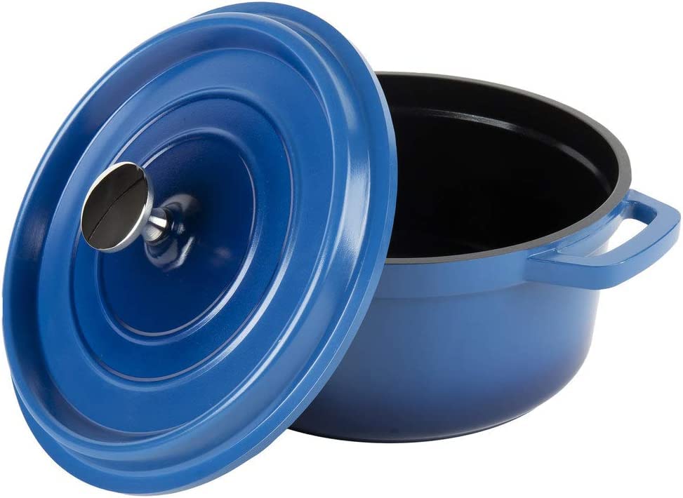 GET 2.5 Quart / Round / Blue Dutch Ovens