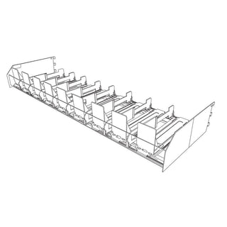 Pharmacy Pusher Kit by Retail Resource – Plastic, Model SHELFSYS414C14