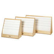 Flush Back Pick-A-Book Stand by Jonti-Craft – 30 W, Wood, Natural Wood, Model 3514JC