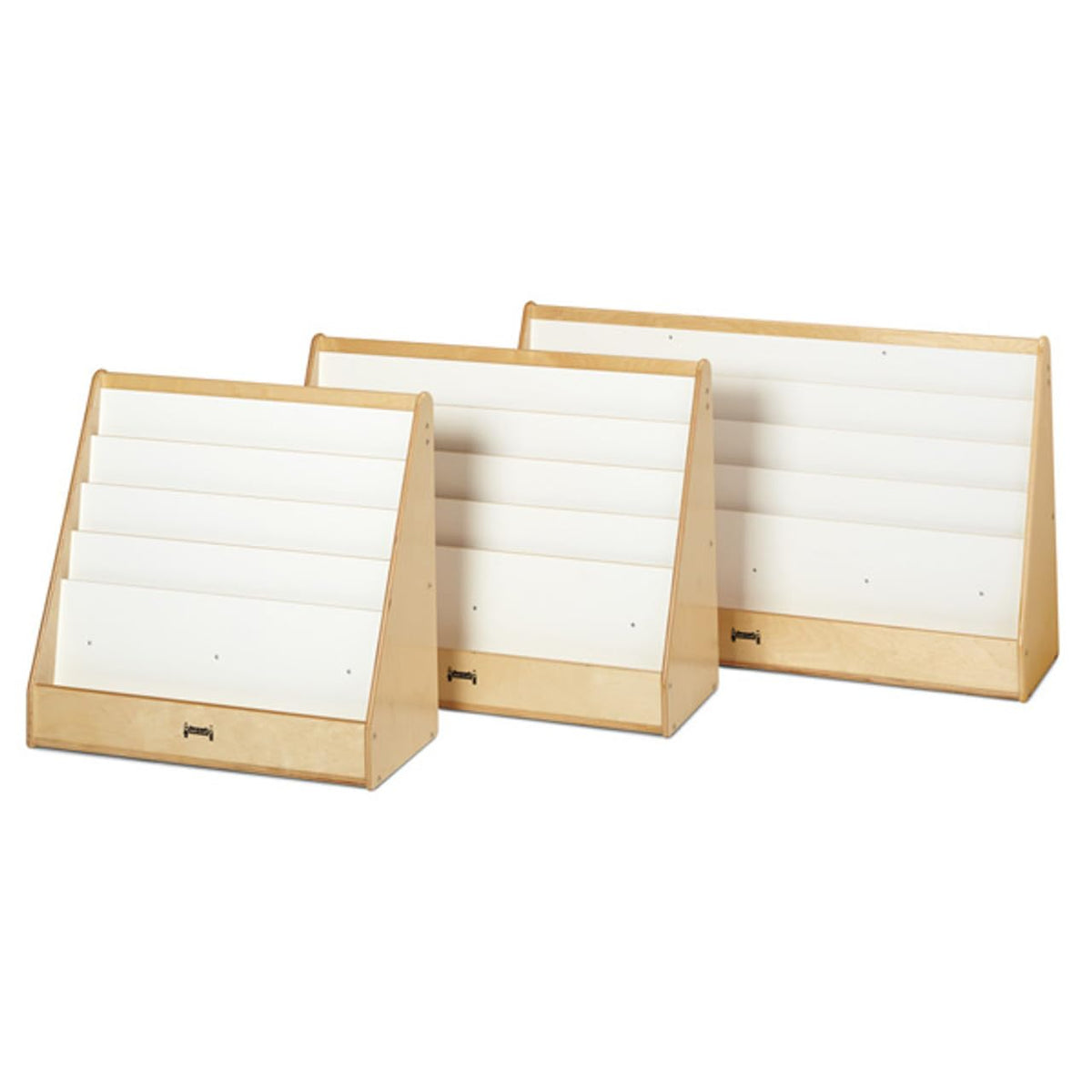 Flush Back Pick-A-Book Stand by Jonti-Craft – 30 W, Wood, Natural Wood, Model 3514JC
