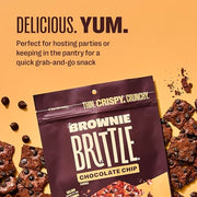 Brownie Brittle Chocolate / 5 Ounce (Pack of 6) / Holiday Brittle