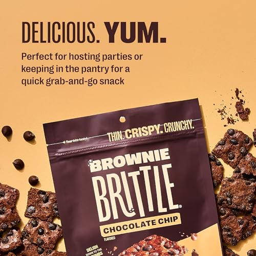 Brownie Brittle Chocolate / 5 Ounce (Pack of 6) / Holiday Brittle