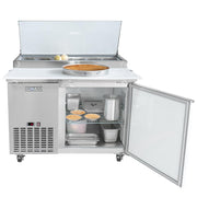 44 1/2" Pizza Prep Table w/Refrigerated Base by MOTAK – 50.00x37.01x45.67, In Description, Check Images, Model MPR-44-X
