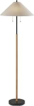 Adesso Palmer Floor Lamp Black & Natural