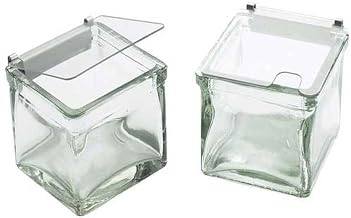 Cal-Mil Solid Metal Hinge Jar Lid