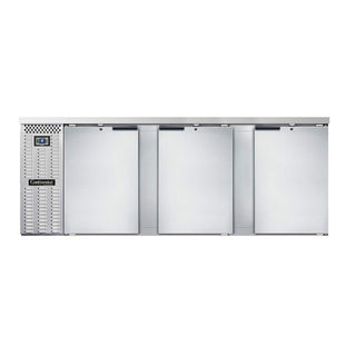 BBC90S-SS Three Section Refrigerated Back Bar Cooler by Continental Refrigerator – Stainless-Steel