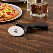 Stainless Steel Pizza Cutter Wheel with Black Plastic Handle by American Metalcraft – 3.5" W x 8" L, Stainless Steel, Silver, Model PPC2