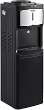 Global Industrial Tri-Temp Top Load Water Dispenser, Black with Stainless