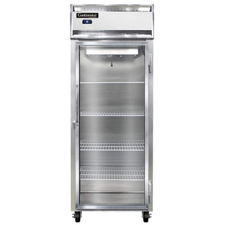 1RE-GD Extra-Wide Single Section Reach In Glass Door Refrigerator by Continental Refrigerator – Commercial Grade
