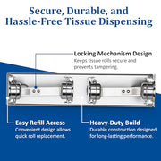 San Jamar 1 / 2 Roll Capacity / Locking Categories