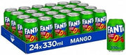Fanta Mango Soft Drink 330 ml. / 11.2 fl.oz. (Pack of 24)