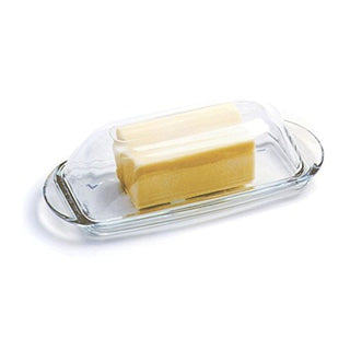 Glass Butter Dish by Norpro – One Size, Glass, as shown, Model 64190A