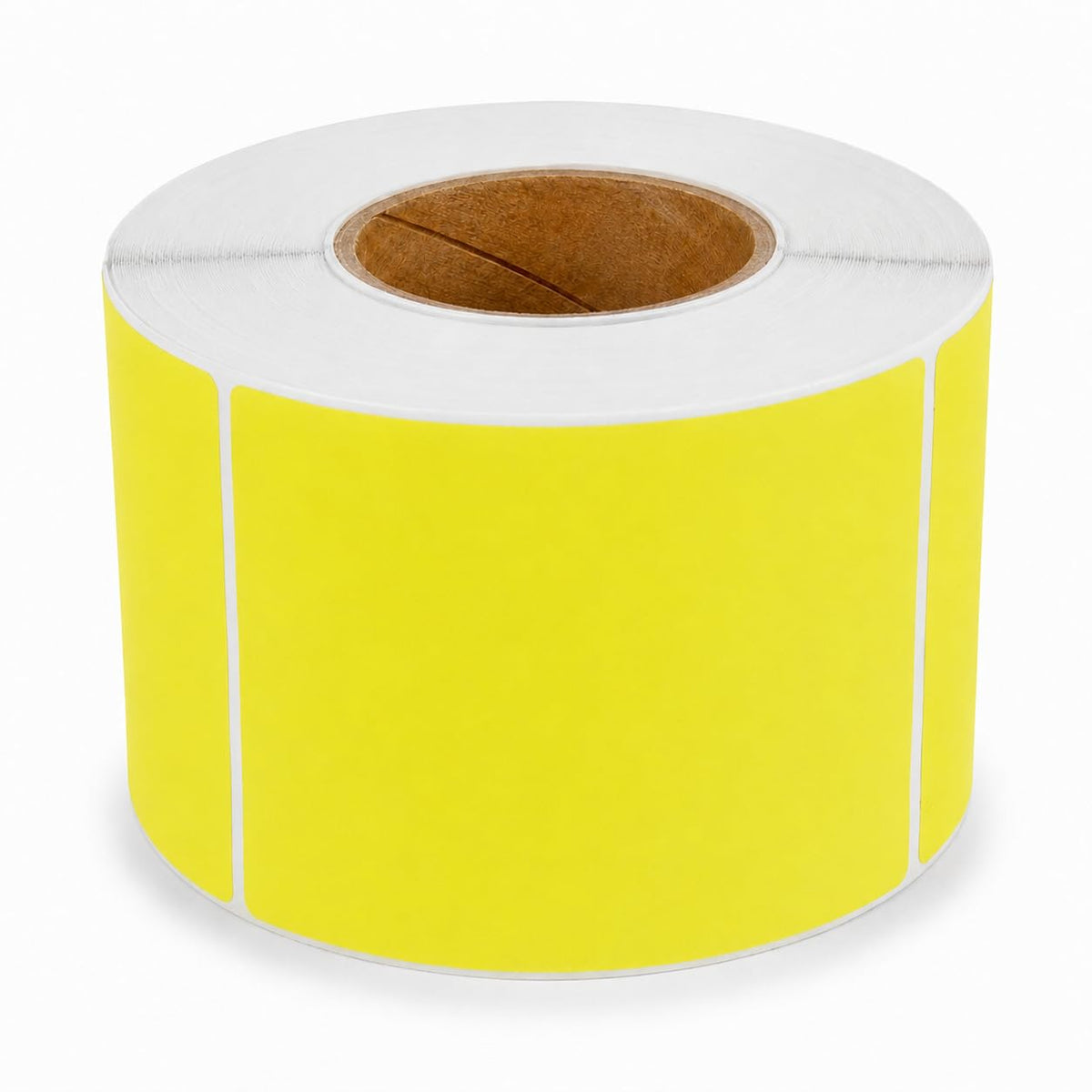 4x6 in Yellow Thermal Transfer Permanent Label Roll 4/Case by Glownary – 4 Inches X 6 Inches, Paper, Yellow, Pack of 4, Model 3234x6tt3yl