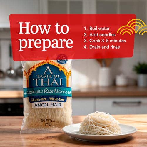 A Taste of Thai Angel Hair / 8.8 Ounce (Pack of 1) / No Color Rice