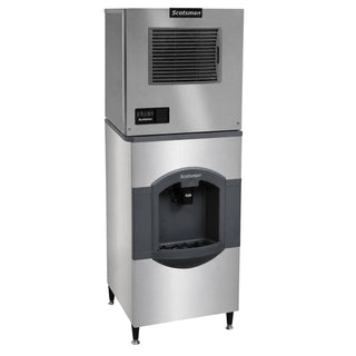 Prodigy Elite Medium Cube 22" Ice Maker - 464 lb/Day by Scotsman – 464 lb / Day - 120 lb Ice Bin - 208V, 120.0 pounds, Model MC0522MAX-32+HD22B-1