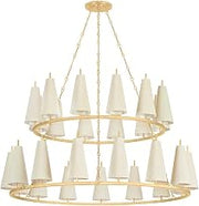 480-55-VGL Tirana - 27 Light Chandelier-31 Inches Tall and 54.75 Inches Wide