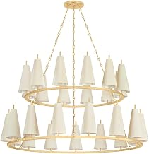 480-55-VGL Tirana - 27 Light Chandelier-31 Inches Tall and 54.75 Inches Wide