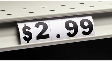 Number Inserts for 1 1/4" Shelf Molding, "6" & "9", 95970