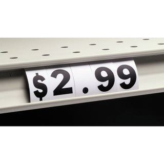 Number Inserts for Shelf Fronts by HUBERT – Commercial Grade