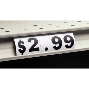Number Inserts for Shelf Fronts by HUBERT – Commercial Grade
