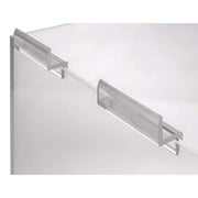 10” Square Clear Acrylic Slatwall Bin by Retail Resource – Acrylic, clear, Model 2610