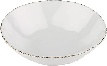 GET 16 oz Ivory Irregular Melamine Salad Bowl, Urban Mill (Set of 12)