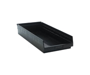 QUANTUM STORAGE SYSTEMS Black / 23.63" L x 11.13" W x 4" H / Economy 4" Shelf Bins Open Storage Bins