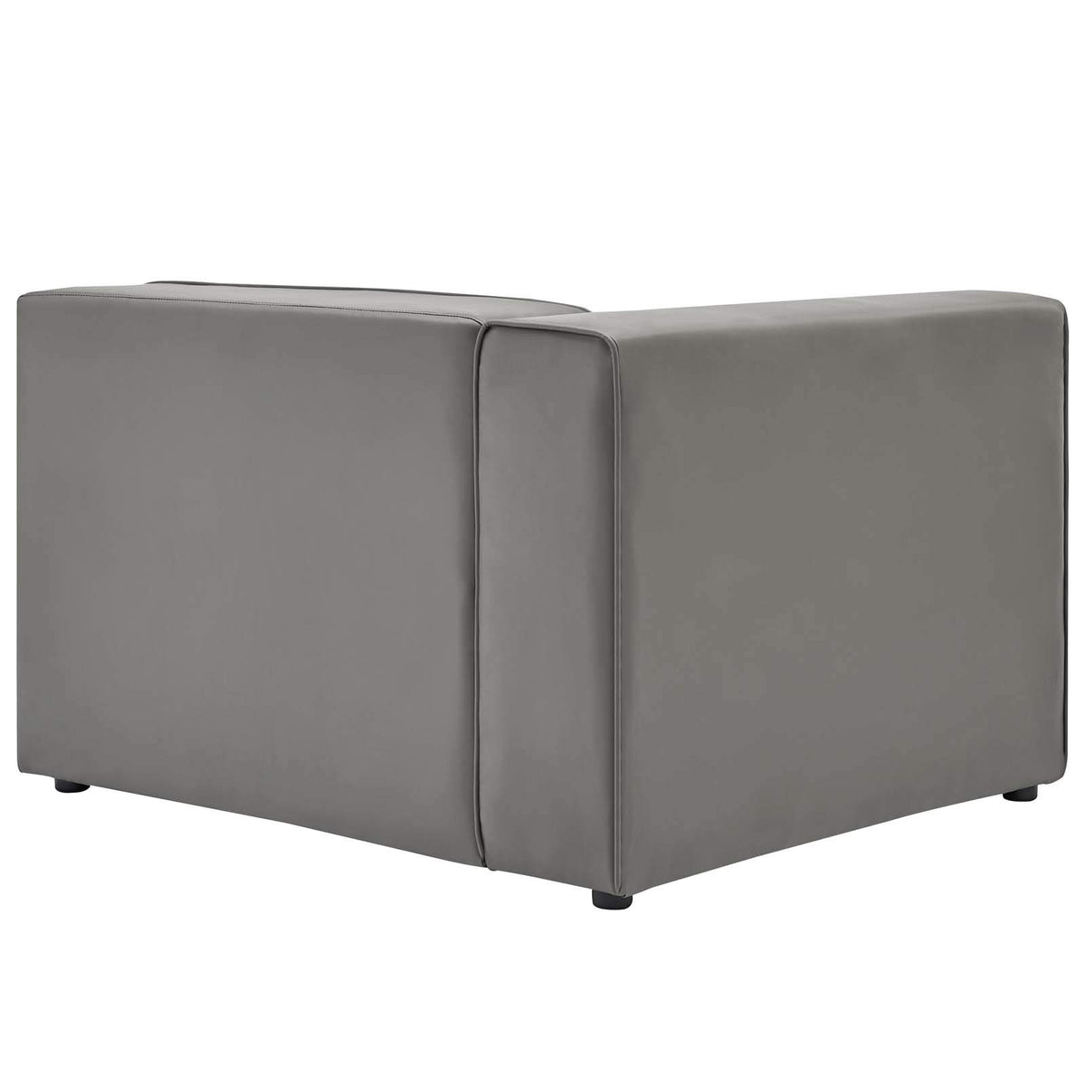 Modway Grey / Left-Arm Chair / 1 Sofas & Couches