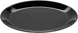 G.E.T. OP-1411-BK Black 14" x 10.75" Oval Coupe Platter (Pack of 12)