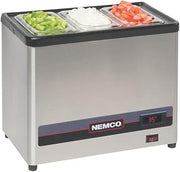 Nemco 9020 NSF 120V Countertop 3 Compartment Cold Condiment Chiller
