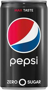 Pepsi Max Soda 7.5oz Mini Cans 3/8 Packs (24 Cans)