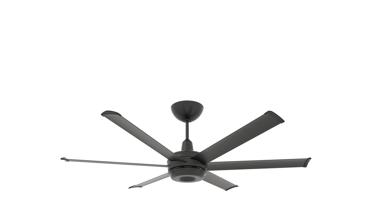es6 60" Smart Ceiling Fan by Big Ass Fans – 60", Aluminum, Black, Model MK-ES62-052306A786I20S80