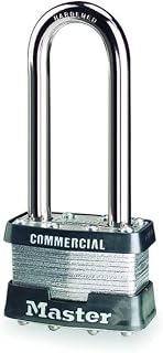 Master Lock 1KALJ Padlock, KA, 6.4cm H, 4 Pin, Steel G2280381