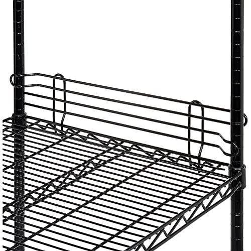 Black EPOXY Wire Ledge by Nexel – Alloy Steel, Black, Model AL414B