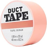 Duct Tape - 1.88 Inch x 20 Yards - Choose Your Color and Quantity (1, Peach)