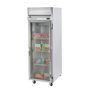 Beverage-Air Horizon Series - Top Mount Reach in Freezer - Single Section - Glass Door by Beverage Air – 24.0 cubic_feet, Gray, Model HF1HC-1G