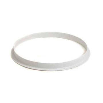 12" Duct Flange by KwiKool – Pained Galvanized Steel, White, Model DCR-12