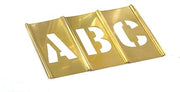 CH Hanson 10034 4" Brass Letters Set 33 pc
